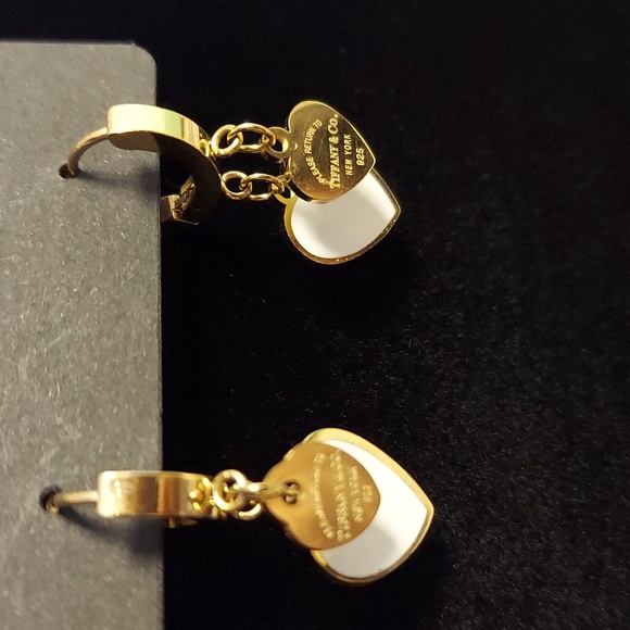 BUNDLE Gold Tone Heart Earrings - Picture 3 of 5